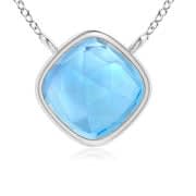 blue topaz Pendants