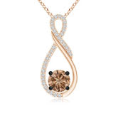 coffee diamond Pendants