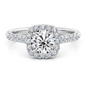 Cushion engagement rings