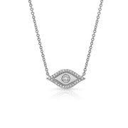 Diamond Evil Eye Necklaces