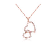 Diamond Heart Necklaces