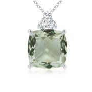 green amethyst Pendants