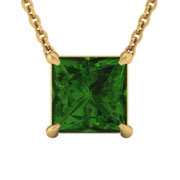 green sapphire Pendants