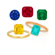 Lab Grown Gemstone Rings