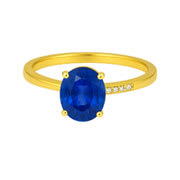 Lab Grown Kyanite Engagement Rings