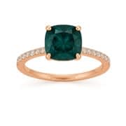 Lab Grown Teal Sapphire Engagement Rings