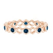 London Blue Topaz Wedding Bands