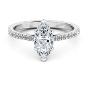 Marquise lab diamond engagement rings