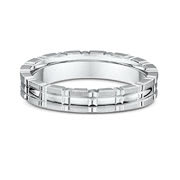 Mens White Gold Wedding Rings