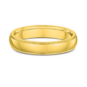 Mens Yellow Gold Wedding Bands
