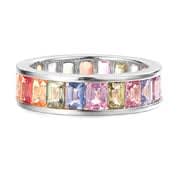 Multi Sapphire Wedding Bands