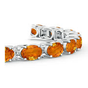 Orange Sapphire Bracelets