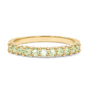 Peridot Wedding Bands