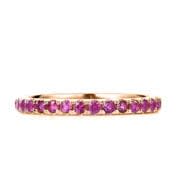 Pink Sapphire Wedding Bands
