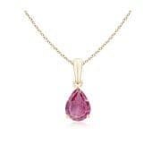 pink tourmaline necklaces