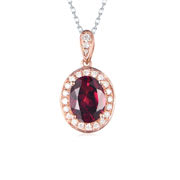 rhodolite garnet Pendants