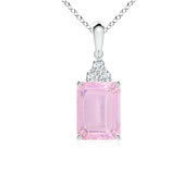 rose quartz Pendants