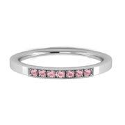 Rose Quartz Wedding Bands