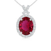 rubelite Pendants