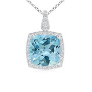 sky blue topaz Pendants