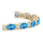 Swiss Blue Topaz Bracelets