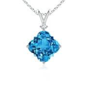 swiss blue topaz Pendants