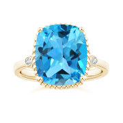 Swiss Blue Topaz Rings