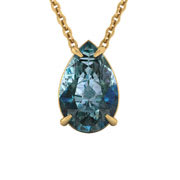 teal montana sapphire Pendants