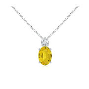 yellow sapphire necklaces