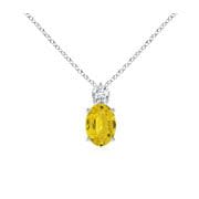 yellow sapphire necklaces