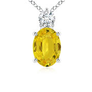 yellow sapphire Pendants