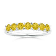 Yellow Sapphire Wedding Bands