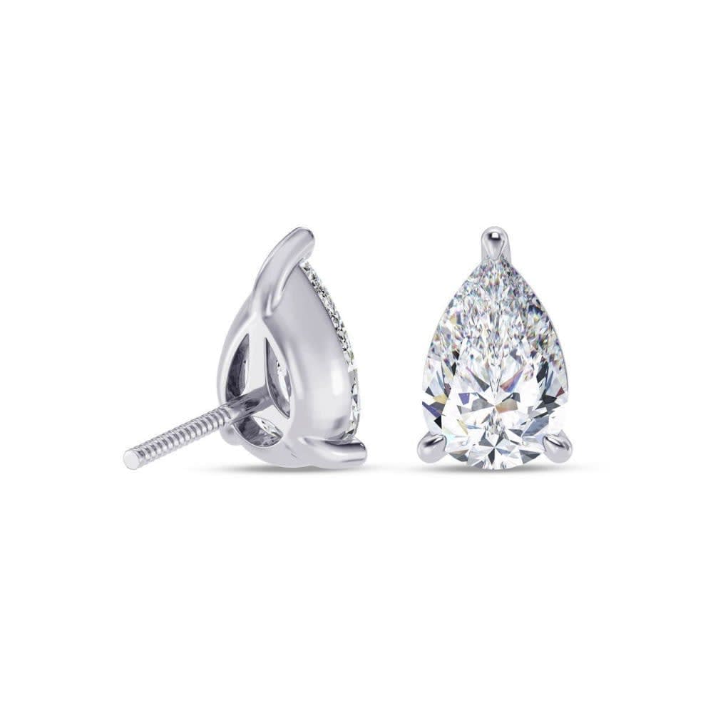 Lab grown diamond earrings