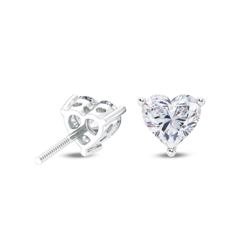 Lab created diamond earrings