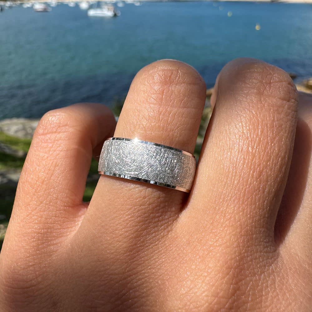 Ice Matt Gold Ring
