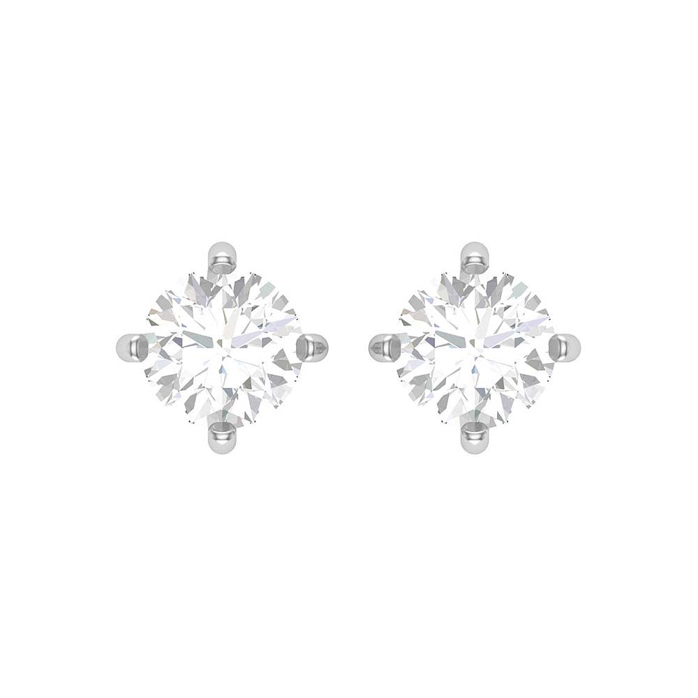 4 Prong Setting Lab Grown Diamond Stud