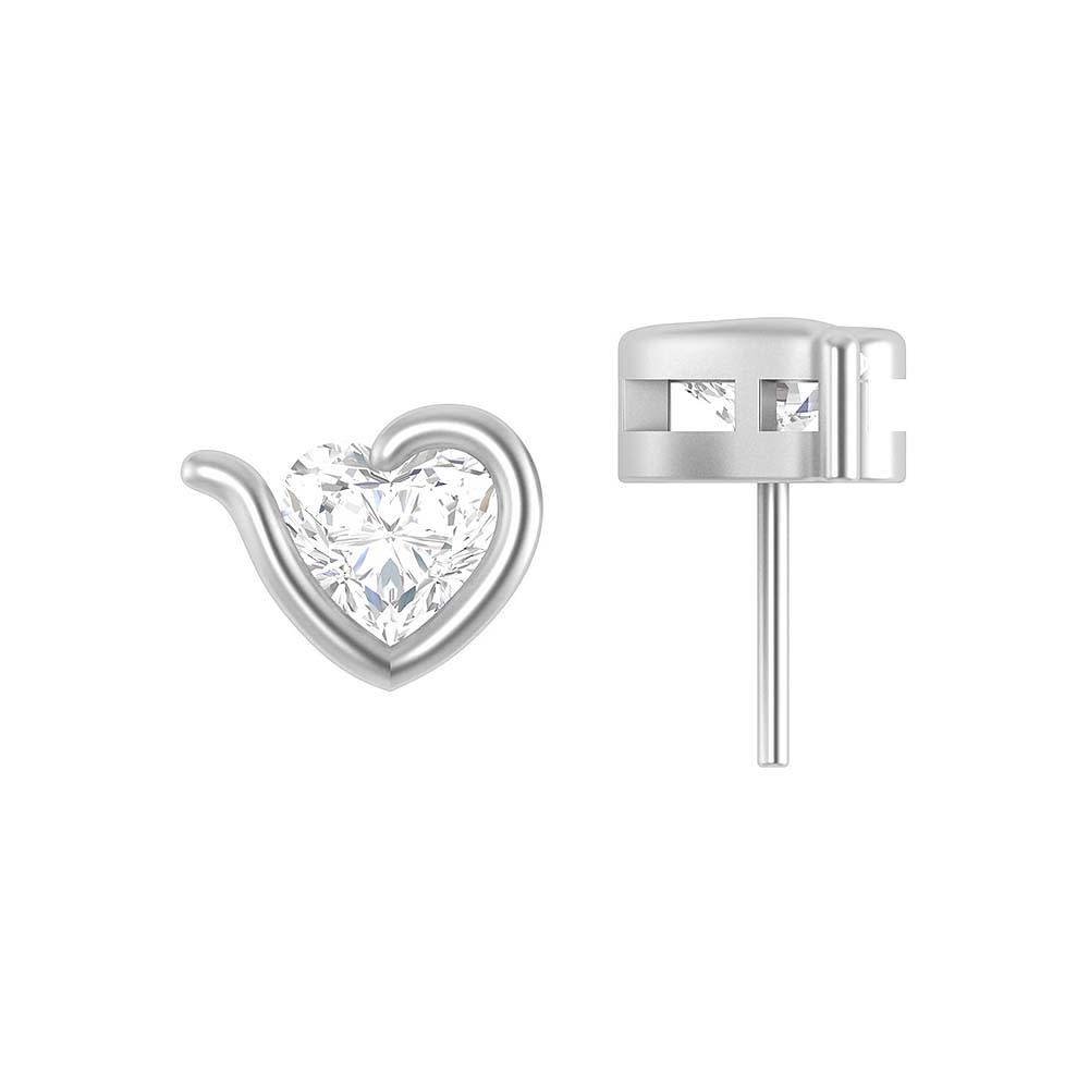 Lab Heart studs