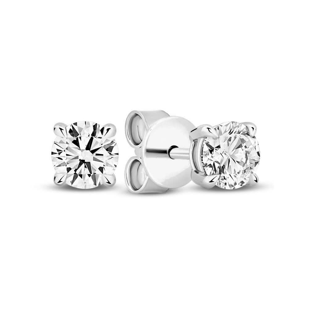 1 carat each classic lab studs