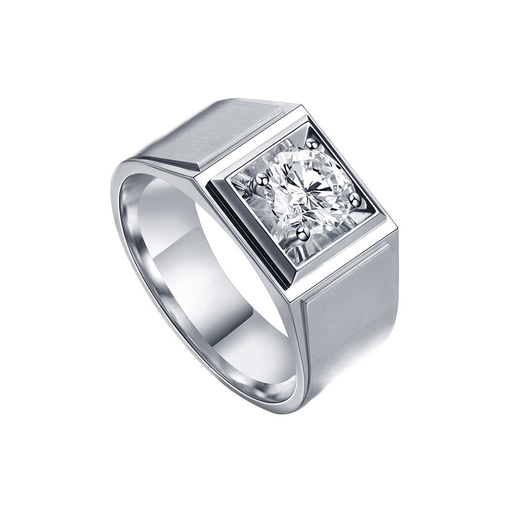 Mens diamond wedding ring
