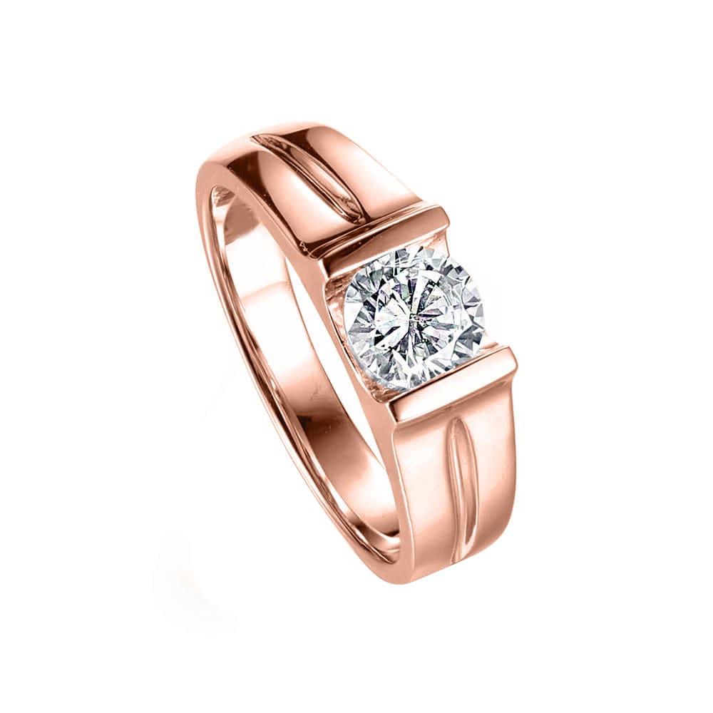 Partial Bezel Diamond Wedder