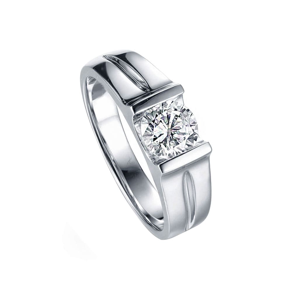 Partial Bezel Diamond Wedder