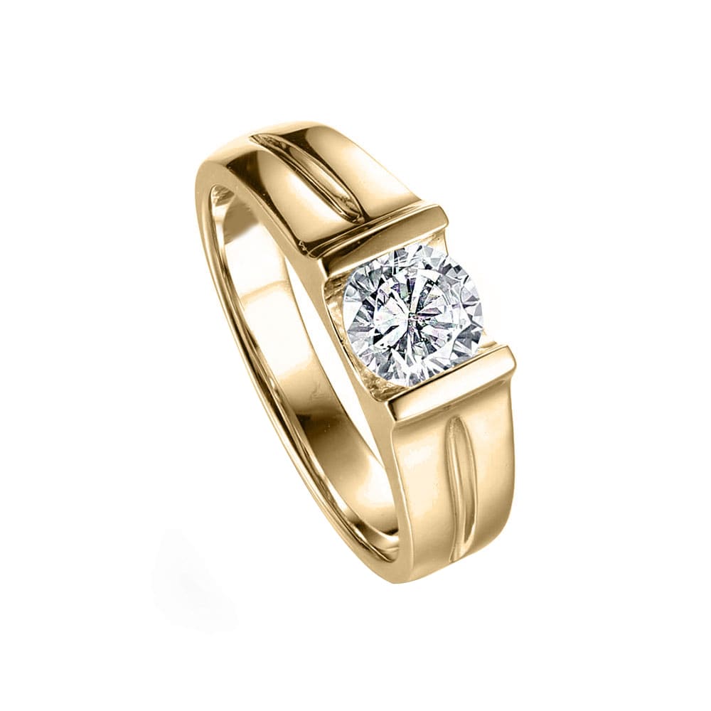 Partial Bezel Diamond Wedder