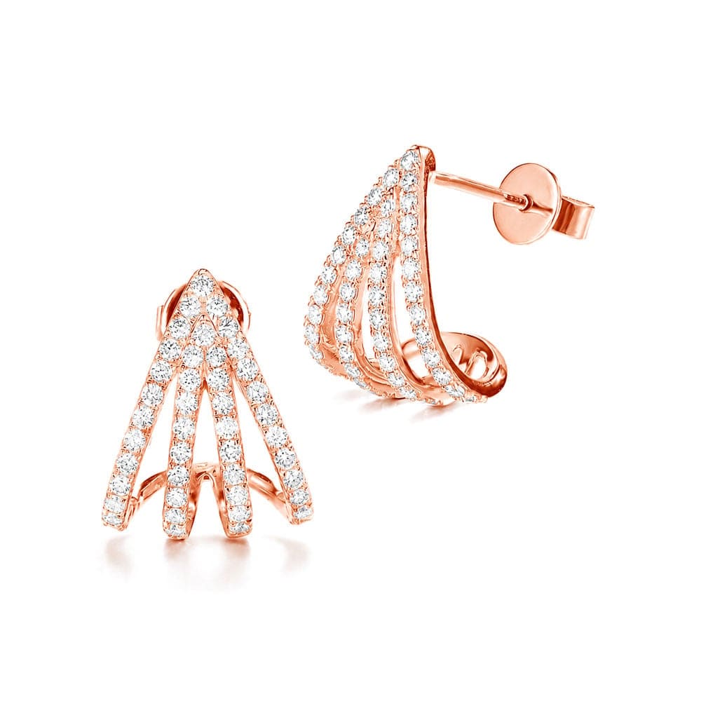Multi Huggie Earrings