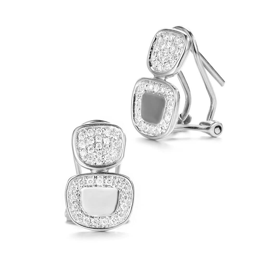 Rosegold Pave Earrings