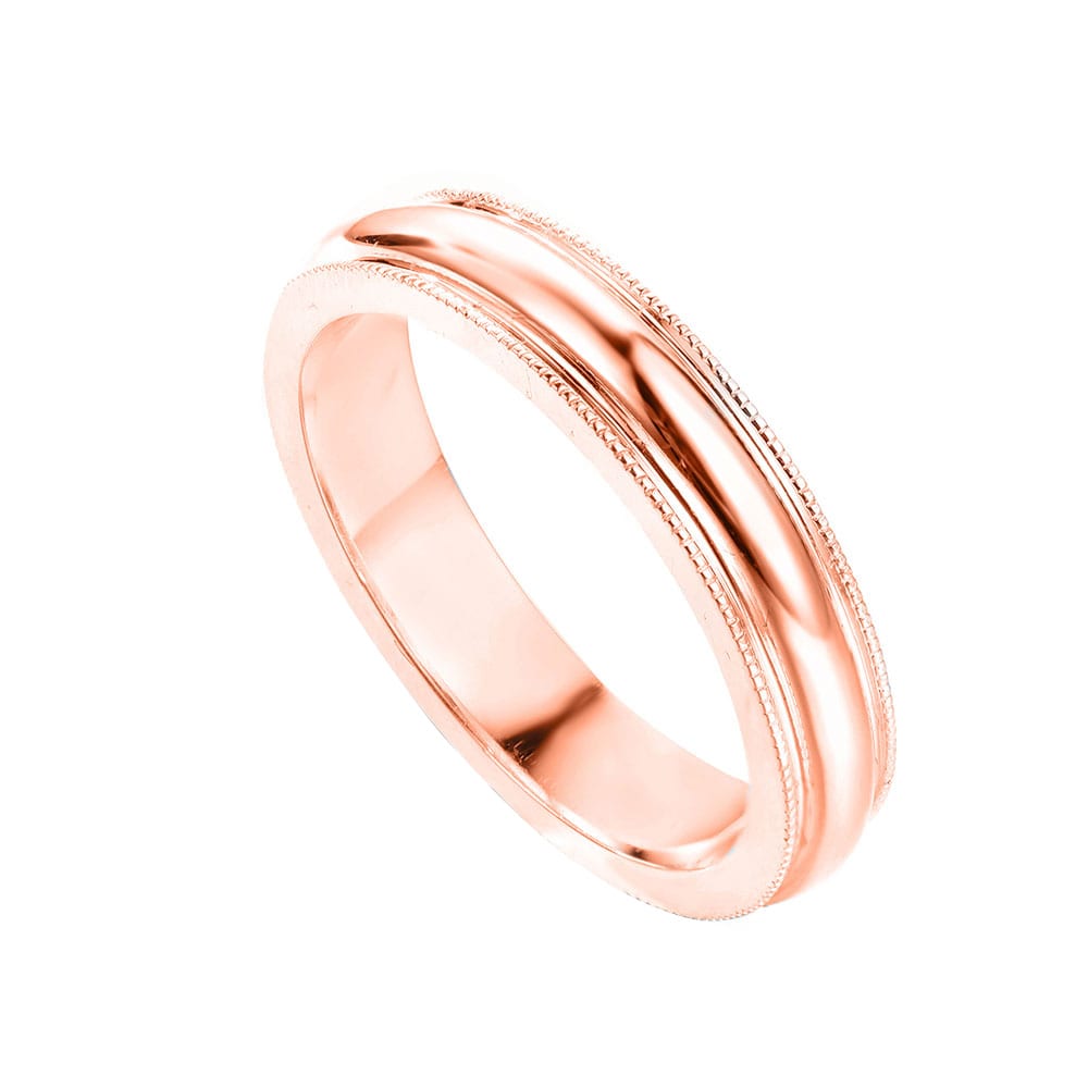 18k White Gold Mens Wedder