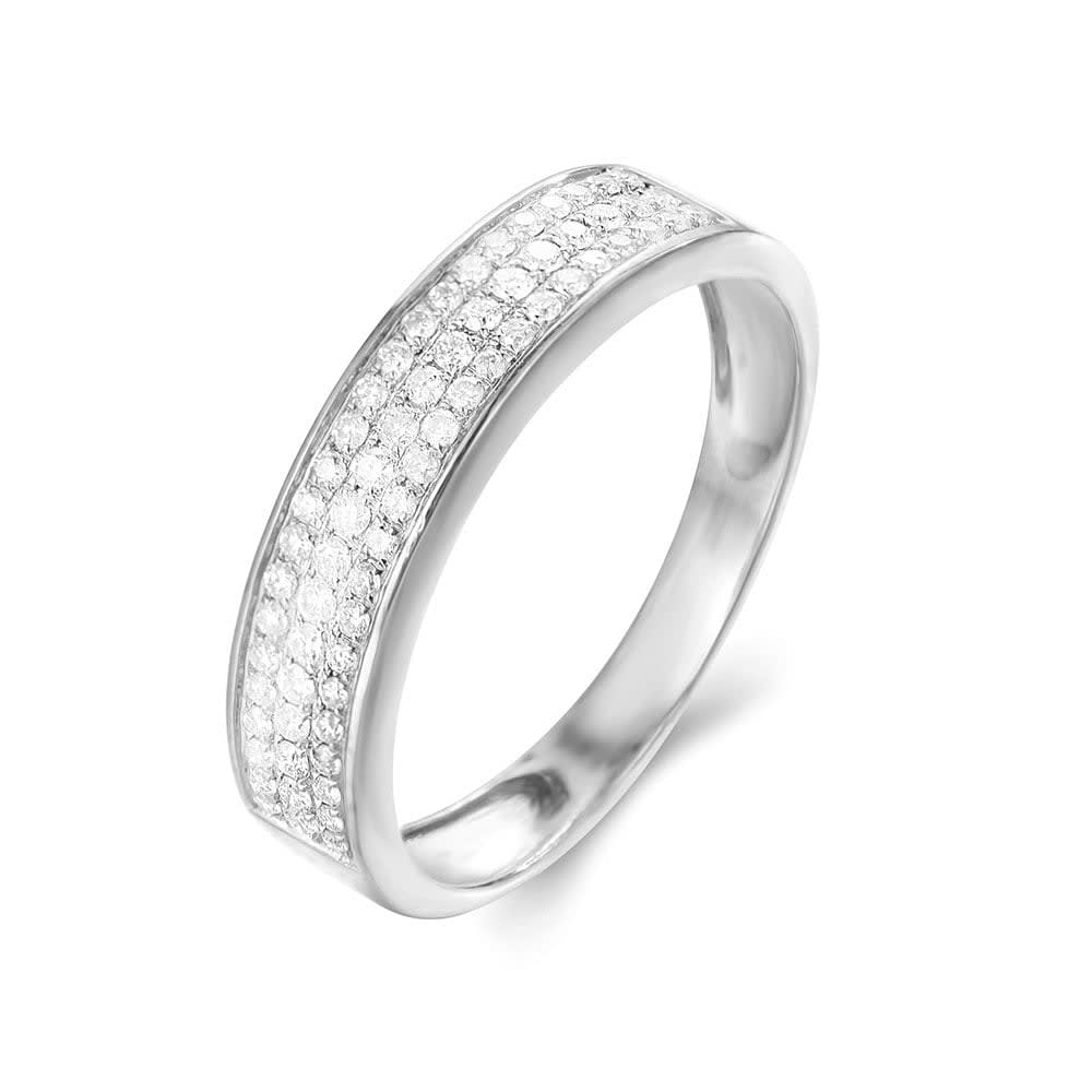Three Row Pave Band