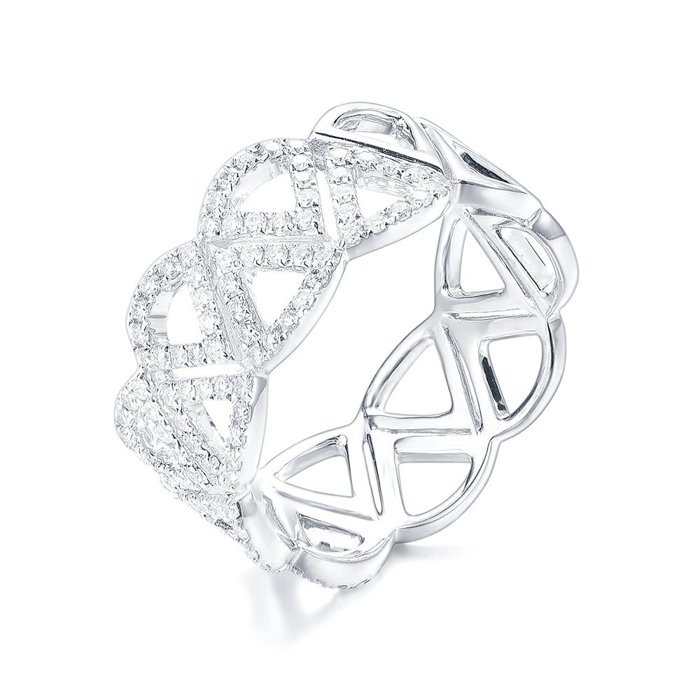 Triangle Diamond Dress Ring