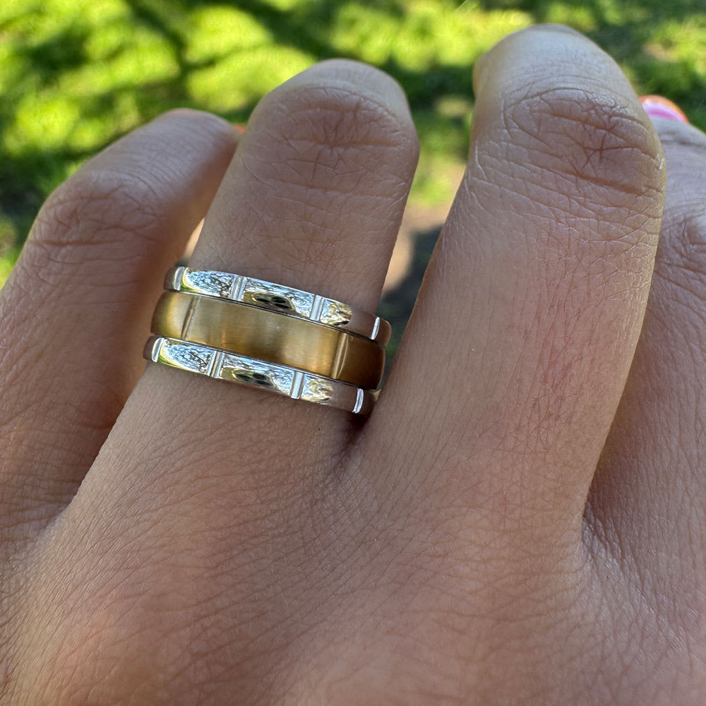 Brushed Mens Wedding Ring 403A05