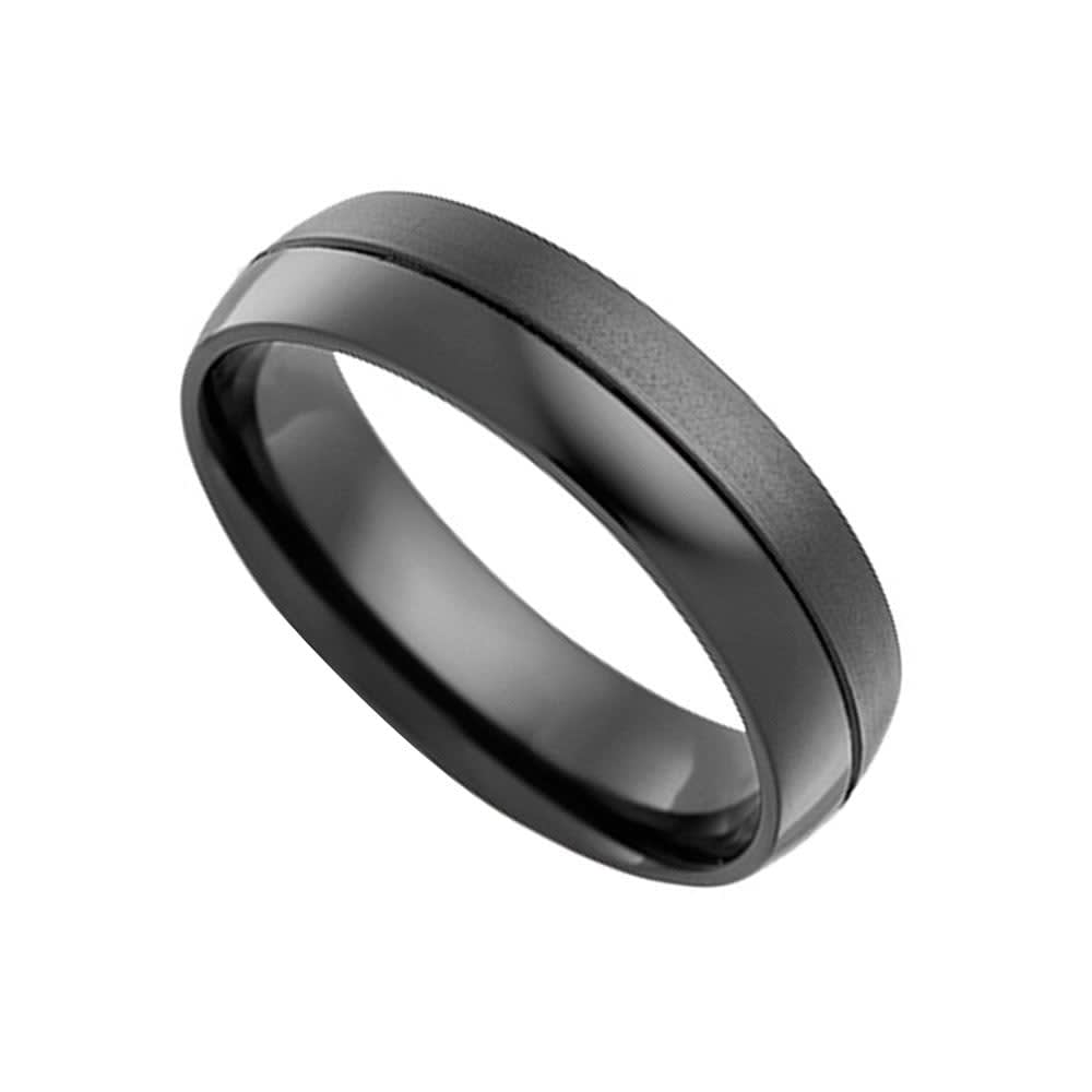 Polished and Brushed Mens Ring CW4440