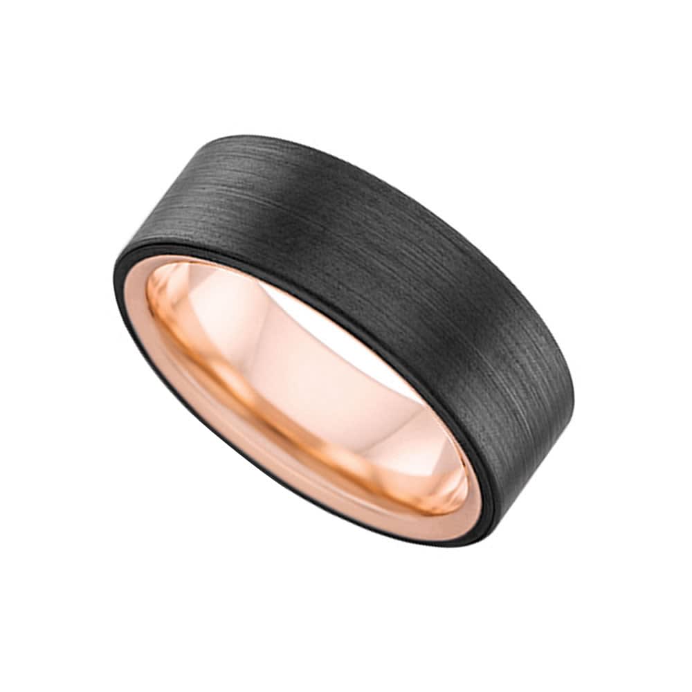 Matt finish Zirconium mens ring ZR4416